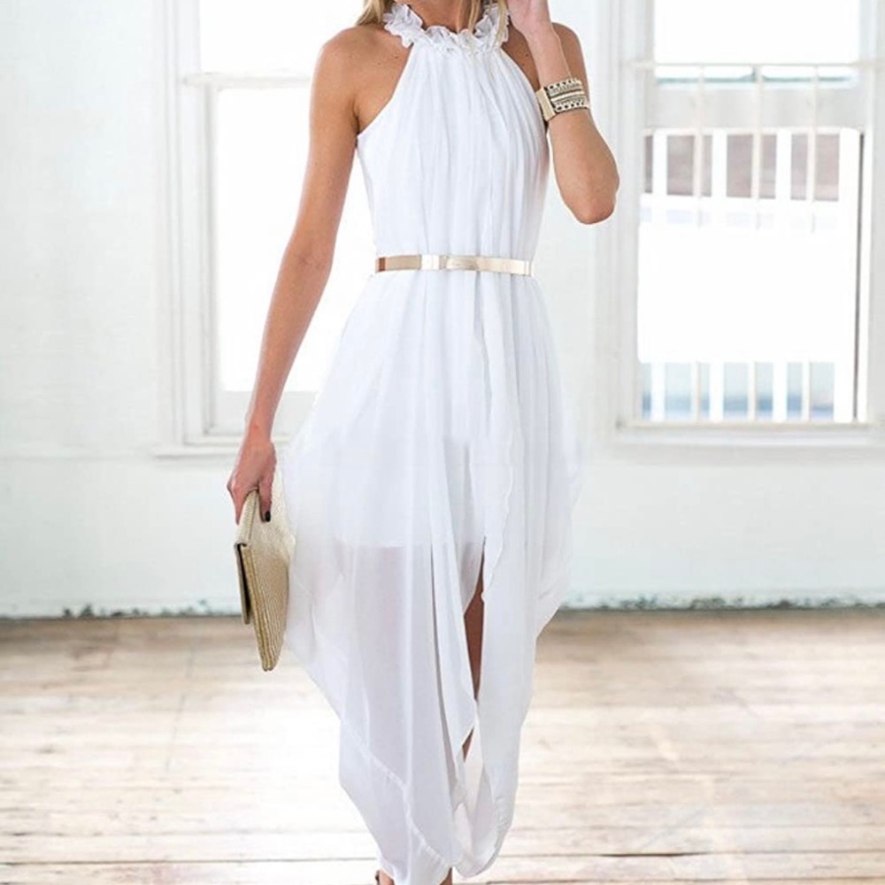 White heavenly dress